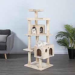 Go Pet Club 60-in Cat Tree, Beige
