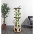 Go Pet Club 61-in Forest with Leaves Cat Tree, Beige/ Brown
