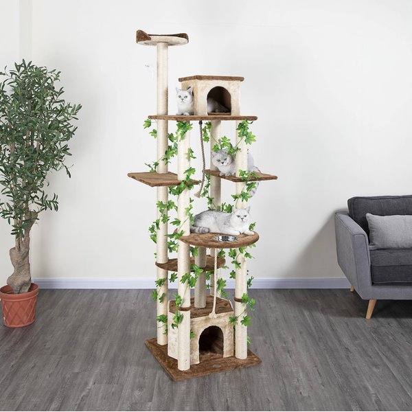 Catry Bradbury 7 Level Cat Tree with Hammock and Condo