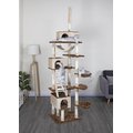 Go Pet Club 92-in Condo with Adjustable Ceiling Cat Tree, Beige
