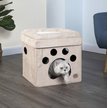 Go Pet Club 4" Memory Foam Pillow Cat & Dog Bed