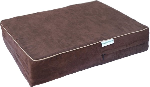 Go Pet Club 4" Memory Foam Pillow Cat & Dog Bed, Brown, X-Large slide 1 of 3
