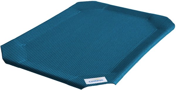 Coolaroo Replacement Cover for Steel-Framed Elevated Dog Bed, Turquoise, Large slide 1 of 6