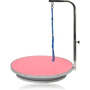 Go Pet Club Diameter Rotating Grooming Table, Small, Pink