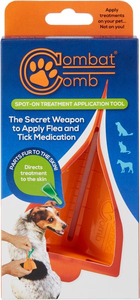 Combat Comb Topical Spot On Pet Treatment Application Tool slide 1 of 5