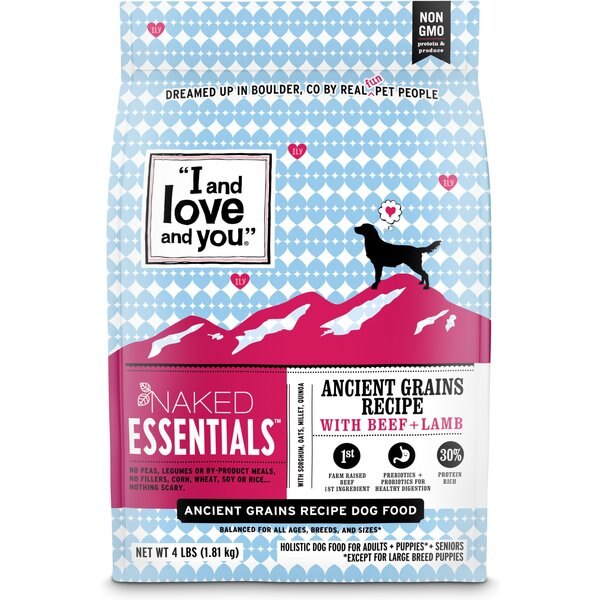 I and Love and You Naked Essentials Ancient Grain Beef and Lamb Recipe Dry Dog Food