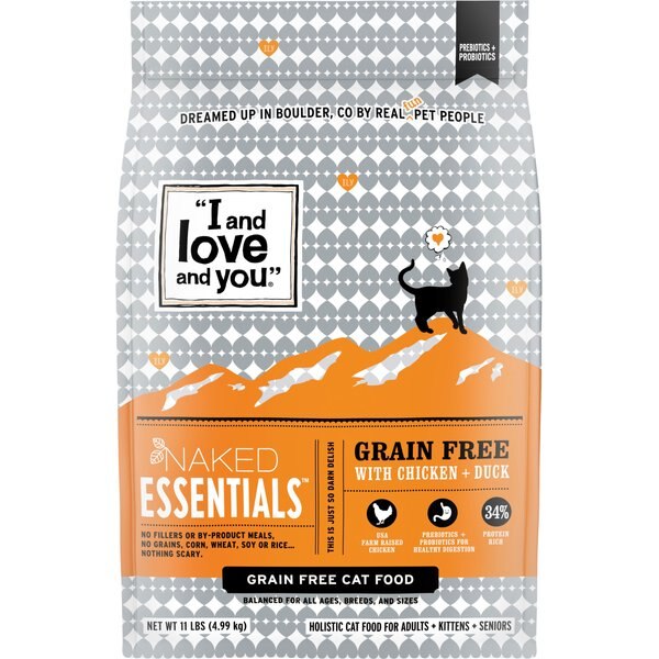 I and Love and You Naked Essentials Chicken & Duck Recipe Dry Cat Food