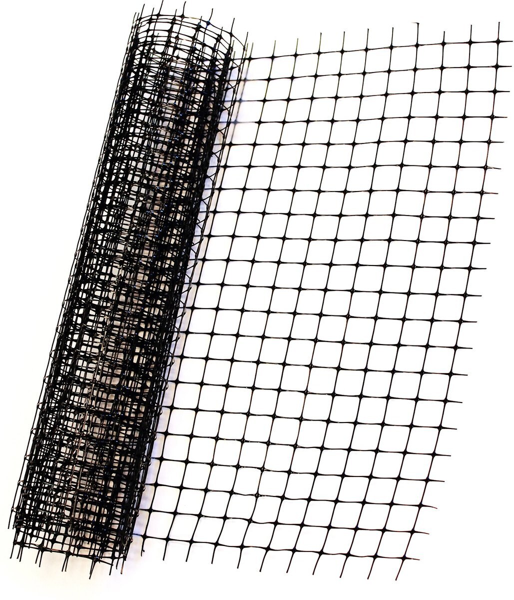 CARDINAL GATES Deck Shield Outdoor Safety Netting Dog Gate, Black