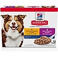 Hill's Science Diet Variety Pack Senior 7+ Canned Dog Food, 13-oz, case of 12