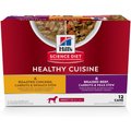 Hill's Science Diet Healthy Cuisine Variety Pack Adult Canned Dog Food, 13-oz, case of 12