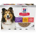 Hill's Science Diet Sensitive Stomach & Skin Variety Pack Adult Canned Dog Food, 12.8-oz, case of 12