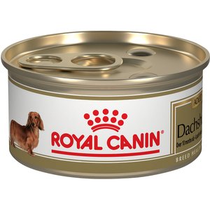 Royal Canin Breed Health Nutrition Dachshund Adult Loaf in Sauce Canned Dog Food, 3-oz, case of 24