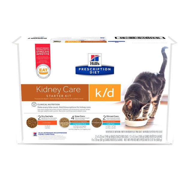 HILL'S PRESCRIPTION DIET k/d Kidney Care Variety Pack Wet & Dry Cat