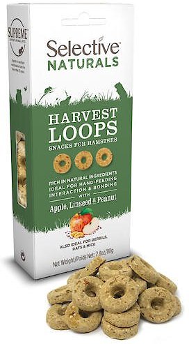 Science Selective Naturals Harvest Loops Hamster Food, 2.8-oz bag, case of 4 slide 1 of 2