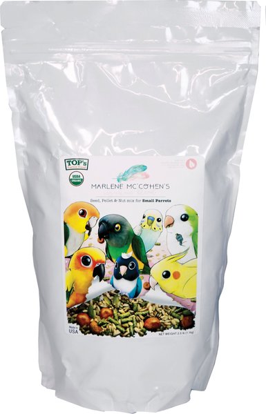 TOP's Parrot Food Organic Marlene Mc'Cohen's Signature Blend Small Parrot Food, 2.5-lb bag slide 1 of 6