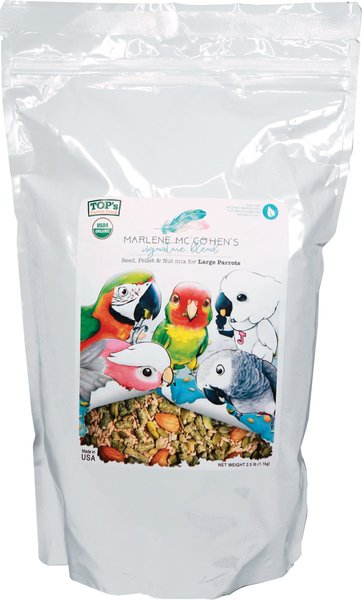 TOP's Parrot Food Organic Marlene Mc'Cohen's Signature Blend Large Parrot Food, 2.5-lb bag slide 1 of 6