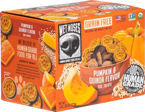 Wet noses 2025 pumpkin dog treats