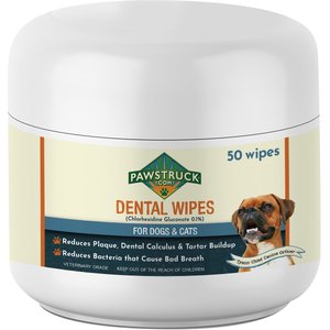 Pawstruck Dog & Cat Dental Wipes, 50 count