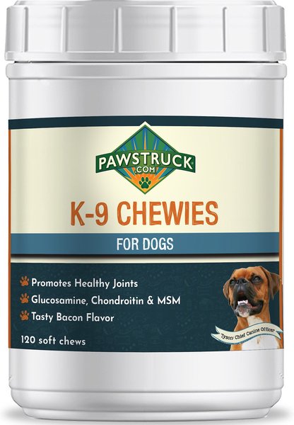 Pawstruck K-9 Chewies Dog Supplement, 120 count slide 1 of 3