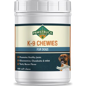Pawstruck K-9 Chewies Dog Supplement, 120 count
