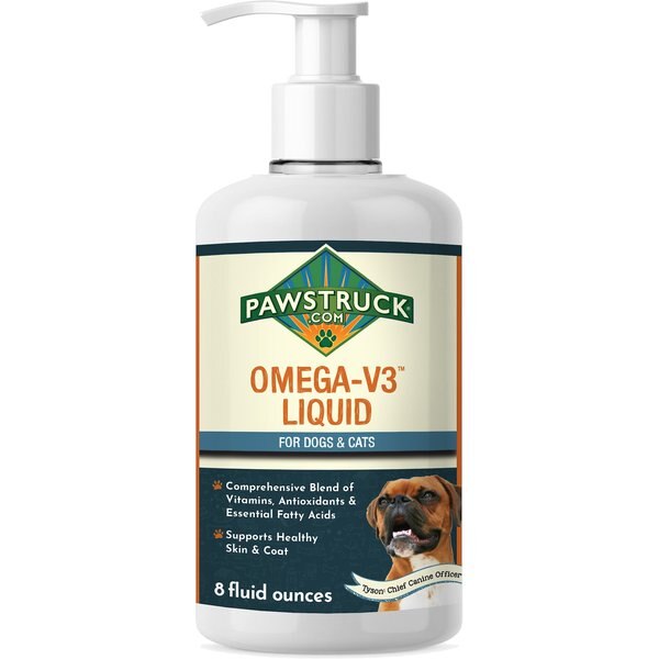 EICOSADERM Omega 3 Liquid Dog & Cat Nutritional Supplement, 8oz bottle