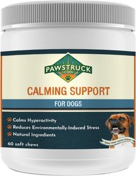 Pawstruck Calming Support Soft Chews Dog Supplement, 60 count