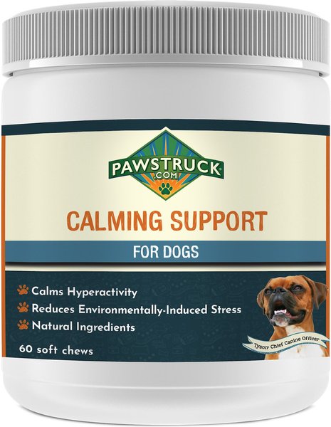 Pawstruck Calming Support Soft Chews Dog Supplement, 60 count slide 1 of 3