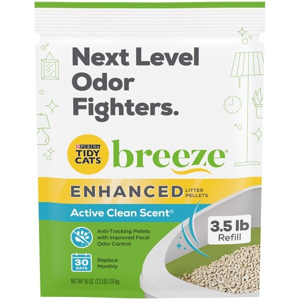 TIDY CATS Breeze Cat Litter Pellets Refill, 3.5lb bag