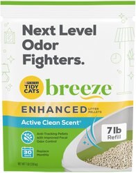 Tidy Cats Breeze Cat Litter Enhanced Pellets Refill, 7-lb bag