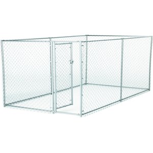 Lucky Dog Chain Link Dog Kennel, 4 x 5 x 10 ft