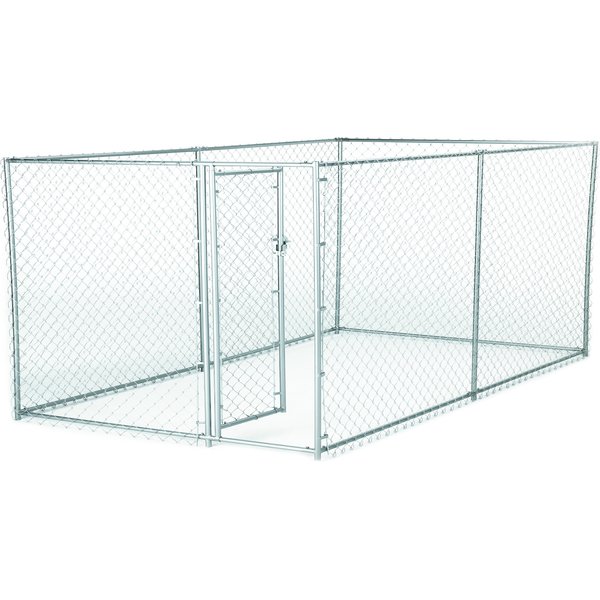 LUCKY DOG Uptown Welded Wire Dog Kennel, Cover & Frame, 6 x 4 x 4 ft ...