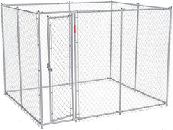 Lucky Dog Chain Link Dog Kennel, 6 x 5 x 10 ft