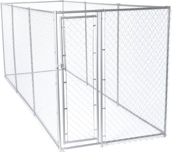 Lucky Dog Chain Link Dog Kennel, 6 x 5 x 15 ft slide 1 of 7