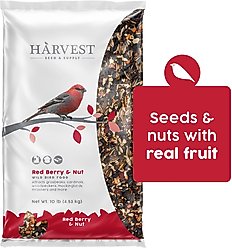 Harvest Seed & Supply Red Berry & Nut Corn Free Wild Bird Food, 10-lb bag