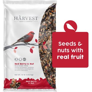 Harvest Seed & Supply Red Berry & Nut Corn Free Wild Bird Food, 10-lb bag