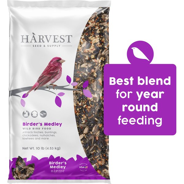 HARVEST SEED & SUPPLY Red Berry & Nut Corn Free Wild Bird Food, 10lb bag