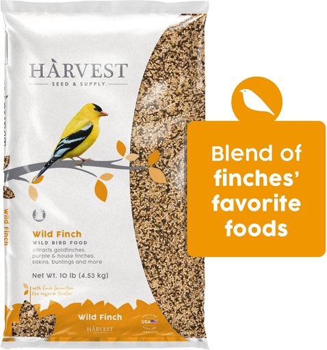 Harvest Seed & Supply Wild Finch Corn Free Wild Bird Food, 10-lb bag