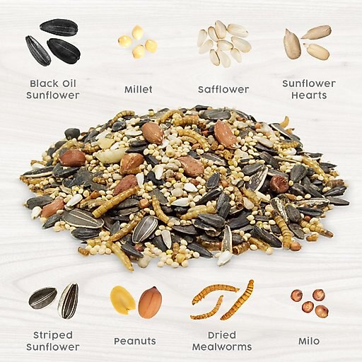 Harvest Seed & Supply Mealworm Corn Free Wild Bird Food, 10-lb bag