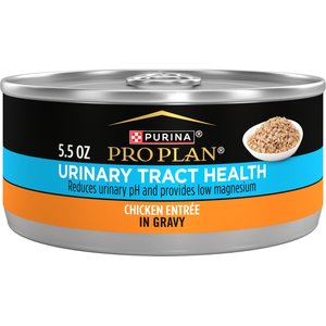 Purina Pro Plan Gravy Chicken Entrée Urinary Health Tract Cat Food, 5.5-oz can, case of 24