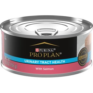 Purina Pro Plan Focus Adult Urinary Tract Health Formula with Salmon Classic Canned Cat Food, 5.5-oz can, case of 24