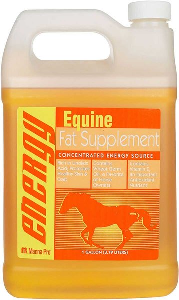 Manna Pro Equine Fat & Energy Liquid Horse Supplement, 1-gal bottle slide 1 of 1