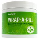 Pet MD Wrap-A-Pill Bacon Flavor Pill Paste Dog & Cat Supplement, 4.2-oz tub