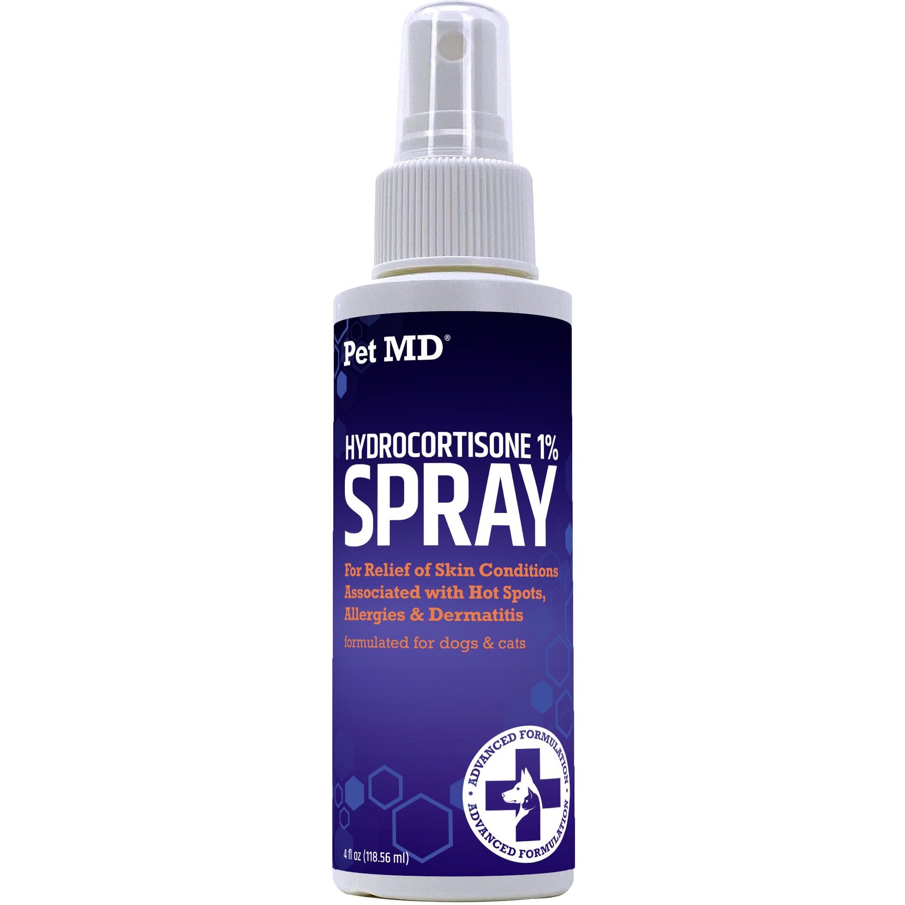 PET MD Hydrocortisone Itch Relief Pet Hot Spot Spray 4 fl oz bottle Chewy