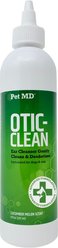 Pet MD Otic Clean Cucumber Melon Scent Dog & Cat Ear Cleanser, 8-oz bottle
