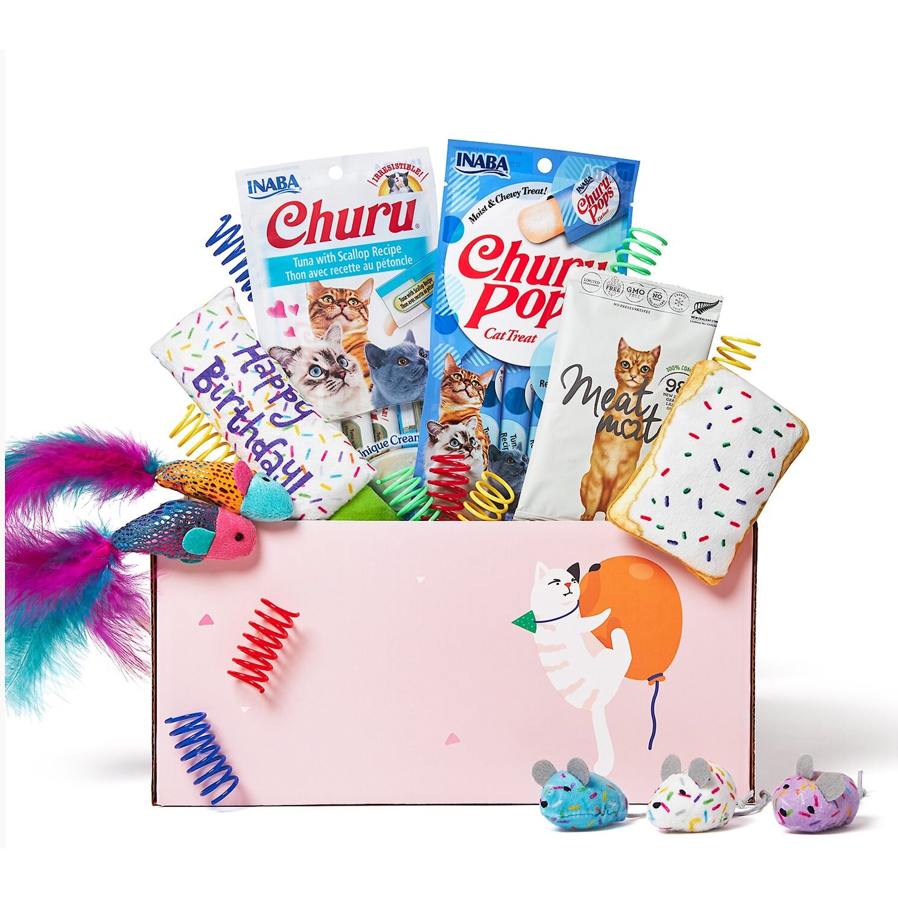 GOODY BOX Birthday Toys & Treats for Cats - Chewy.com