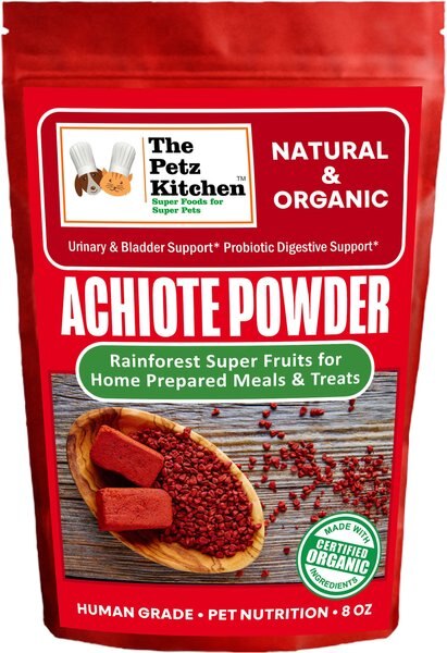 The Petz Kitchen Achiote Powder Dog & Cat Supplement, 8-oz bag slide 1 of 3