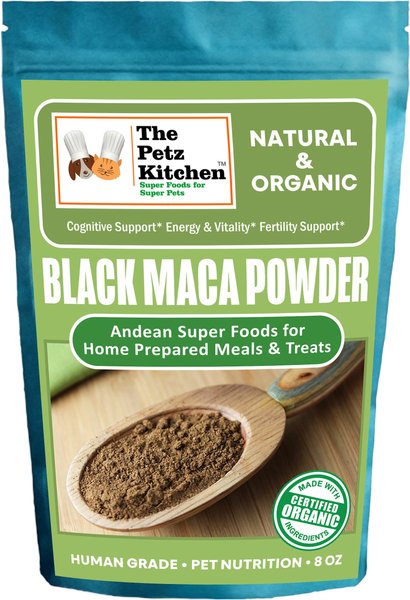 The Petz Kitchen Black Maca Powder Dog & Cat Supplement, 8-oz bag slide 1 of 3