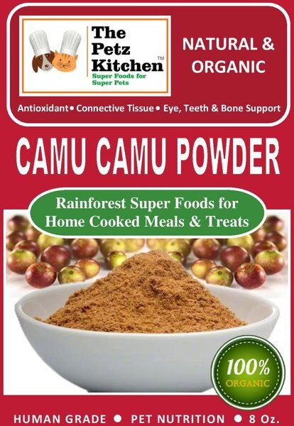 The Petz Kitchen Camu Camu Powder Dog & Cat Supplement, 8-oz bag slide 1 of 3
