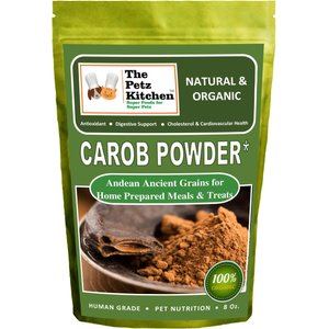 The Petz Kitchen Carob Powder Dog & Cat Supplement, 8-oz bag