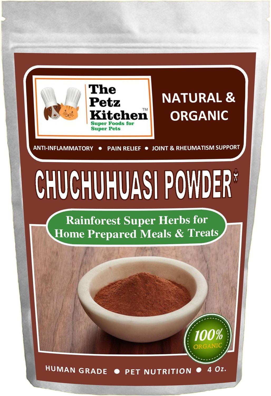 The Petz Kitchen Chuchuhuasi Powder Dog & Cat Supplement
